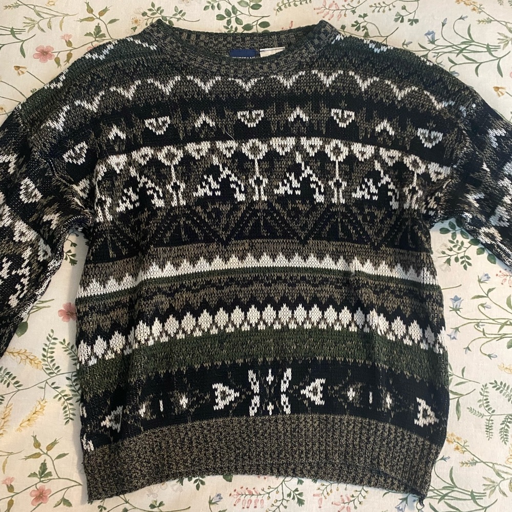 Oversized Men’s/Women’s Vintage Grandpa Crewneck Sweater